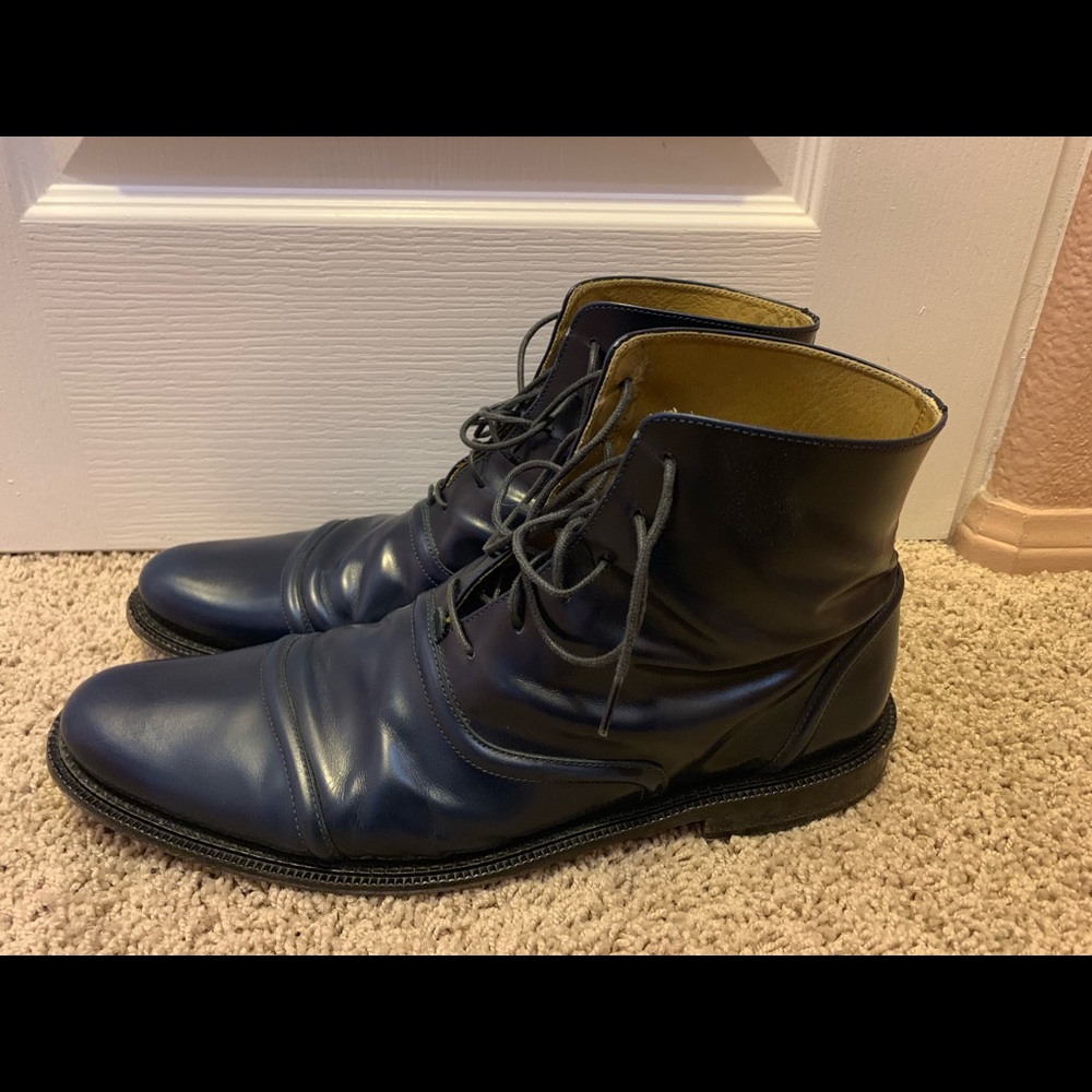 Billy Reid Crosby Boot Navy size 13